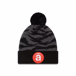 New Era Men's Tiger Bobble Beanie ~ Aprila Black