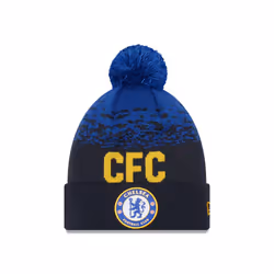 New Era Men's Marl Woodmark Beanie ~ Chelsea FC Navy
