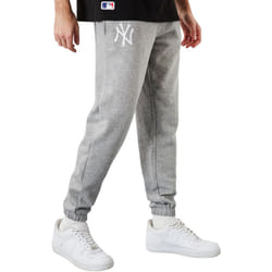 New Era Mens New York Yankees MLB Team Logo Jogging Bottoms Joggers - Grey - 2XL, Grey