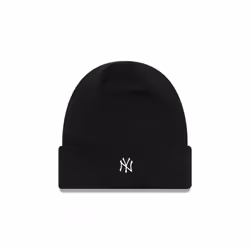 New Era Men's Metallic Badge Cuff Beanie ~ New York Yankees black