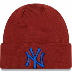 New Era Kids New York Yankees MLB League Essential Cuffed Beanie Hat - Red - 4-6 Yrs, Red