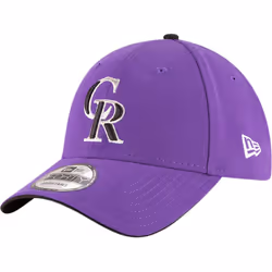 New Era Unisex-Adult MLB The League 9FORTY Alternate Primary Logo Adjustable Hat Cap One Size Fits All - Colorado Rockies Pur ...