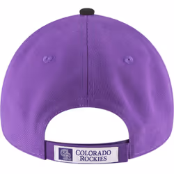 New Era Unisex-Adult MLB The League 9FORTY Alternate Primary Logo Adjustable Hat Cap One Size Fits All - Colorado Rockies Purple