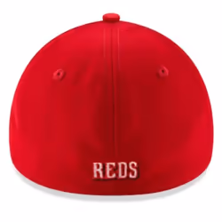 New Era MLB 39Thirty Team Classic Stretch Flex Fit Team Color Primary Logo Primary Logo Baseball Cap Hat - Cincinnati Reds Red - Small-Medium