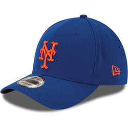 New Era MLB 39Thirty Team Classic Stretch Flex Fit Team Color Primary Logo Primary Logo Baseball Cap Hat - New York Mets Blue - Small-Medium