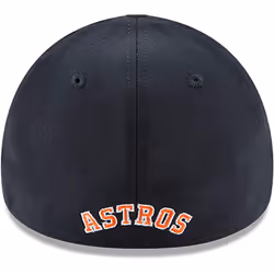 New Era MLB 39Thirty Team Classic Stretch Flex Fit Team Color Primary Logo Primary Logo Baseball Cap Hat - Houston Astros Navy - Large-X-Large