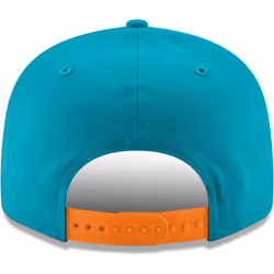 New Era NFL 9FIFTY 2-Tone Adjustable Snapback Hat Cap One Size Fits All (Miami Dolphins)