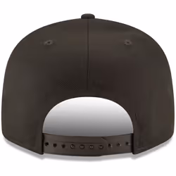 New Era MLB 9FIFTY Black Black Primary Logo Team Adjustable Snapback Hat Cap One Size Fits All - Philadelphia Phillies Black