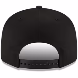 New Era MLB 9FIFTY Black Black Primary Logo Team Adjustable Snapback Hat Cap One Size Fits All - Detroit Tigers Black
