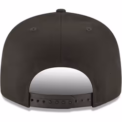 New Era MLB 9FIFTY Black Black Primary Logo Team Adjustable Snapback Hat Cap One Size Fits All - Colorado Rockies Black