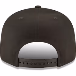 New Era MLB 9FIFTY Black Black Primary Logo Team Adjustable Snapback Hat Cap One Size Fits All - Los Angeles Dodgers Black