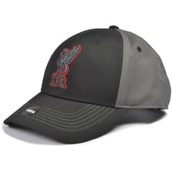 Liverpool FC Mass MVP Baseball Cap Charcoal Black Red