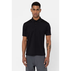 Dickies Everyday Polyester Men's Black Polo Shirt - Black, XL