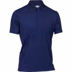 Dickies Everyday Polyester Men's Blue Polo Shirt - Blue, L