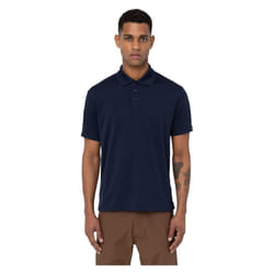 Dickies Everyday Polyester Men's Blue Polo Shirt - Blue, XL