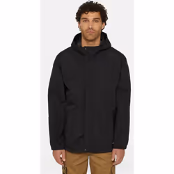 Dickies Waterproof Men's Black Rain Jacket - Black, M