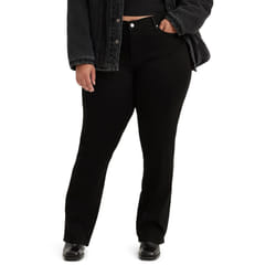 Levi's Women's Size Classic Bootcut Jeans Also Available  Soft Black 2  35 Plus