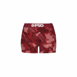 Playboy 867947-small Playboys Scarlet Gold PSD Boy Shorts Underwear, Red - Small
