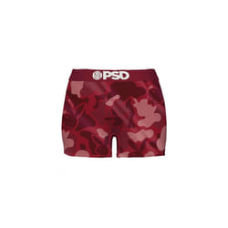 Playboy 867947-small Playboys Scarlet Gold PSD Boy Shorts Underwear, Red - Small
