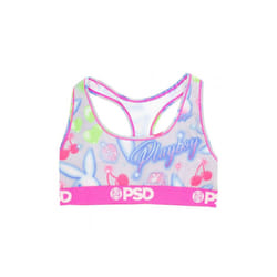 Playboy 874189-large Summer Vibes PSD Sports Bra - Large