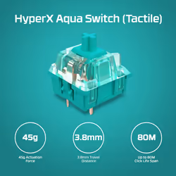HyperX Alloy Origins PBT HX Red - Mechanical Gaming Keyboard - Additional view 8