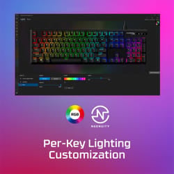 HyperX Alloy Origins PBT HX Aqua - Mechanical Gaming Keyboard