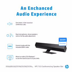 HP Z G3 Conferencing Speaker Bar - Additional view 5