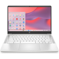 HP Chromebook 14a-na0005na Intel® Pentium® Silver N5030 35.6 cm (14") Full HD 8 GB LPDDR4-SDRAM 128 GB eMMC Wi-Fi 5 (802.11ac) ChromeOS White