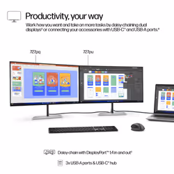 HP Series 7 Pro 27 inch QHD Monitor - 727pq - Additional view 8