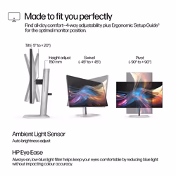 HP Series 7 Pro 27 inch QHD Monitor - 727pq PVC Free - Additional view 6