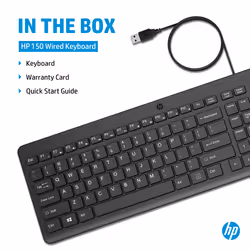 HP 150 Wired Keyboard - Additional view 5