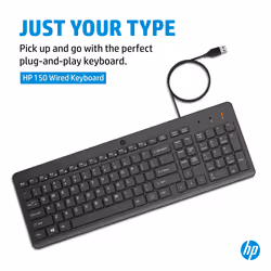 HP 150 Wired Keyboard - Additional view 7