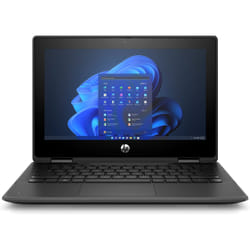 HP Pro x360 Fortis 11 inch G9 Intel® Celeron® N5100 Hybrid (2-in-1) 29.5 cm (11.6") Touchscreen HD 4 GB DDR4-SDRAM 128 GB SSD Wi-Fi 6 (802.11ax) Windows 11 Pro Black
