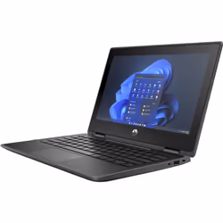 HP Pro x360 Fortis 11 inch G9 Intel® Celeron® N5100 Hybrid (2-in-1) 29.5 cm (11.6") Touchscreen HD 4 GB DDR4-SDRAM 128 GB SSD Wi-Fi 6 (802.11ax) Windows 11 Pro Black