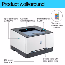 HP Color LaserJet Pro 3202dn - Additional view 4
