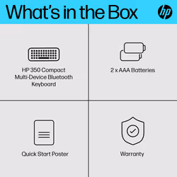 HP 350 Compact Multi-Device Bluetooth Keyboard - Additional view 4
