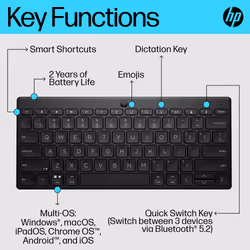 HP 350 Compact Multi-Device Bluetooth Keyboard - Additional view 8