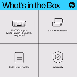 HP 355 Compact Multi-Device Bluetooth Keyboard - Additional view 4
