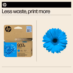 HP 937e EvoMore Cyan Original Ink Cartridge - Additional view 6