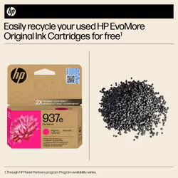 HP 937e EvoMore Magenta Original Ink Cartridge - Additional view 7