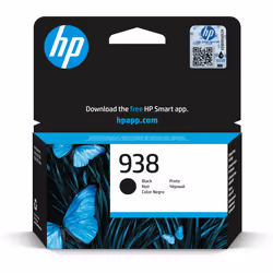 HP 938 Black Original Ink Cartridge, Standard Yield, Black, 1 pc(s), 1250 pages, Single pack