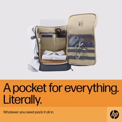 HP Travel 25 Liter 15.6 Blue Laptop Backpack - Additional view 7