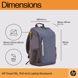 HP Travel 18 Liter 15.6 Iron Grey Laptop Backpack - Additional view 4