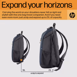 HP Travel 18 Liter 15.6 Iron Grey Laptop Backpack - Additional view 7