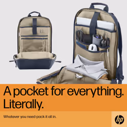 HP Travel 18 Liter 15.6 Blue Night Laptop Backpack - Additional view 5