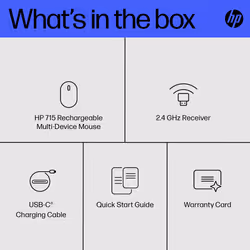HP 715 Rechargeable Multi-Device Mouse - Additional view 4