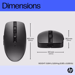 HP 715 Rechargeable Multi-Device Mouse - Additional view 5