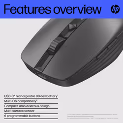 HP 715 Rechargeable Multi-Device Mouse - Additional view 7