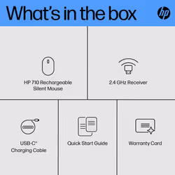 HP 710 Rechargeable Silent Mouse - Additional view 5