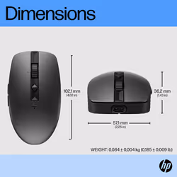 HP 710 Rechargeable Silent Mouse - Additional view 6